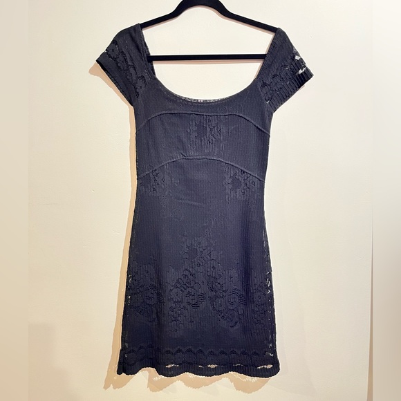 Free People Dresses & Skirts - Free People Black Mini Dress size SP